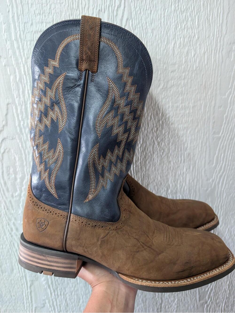 Ariat Tycoon Boots 10014053 Brown Leather Western Cowboy Men's Size 15